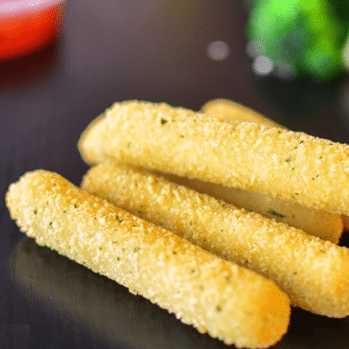Crispy mozzarella sticks
