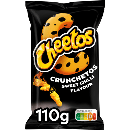Cheetos crunchetos sweet chilli flavour 110 gram