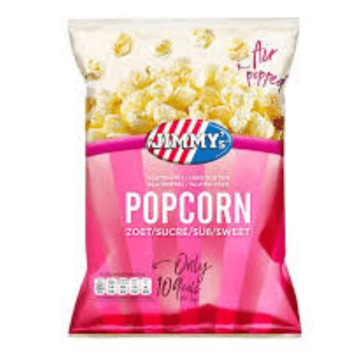 Jimmy's popcorn zoet 150g