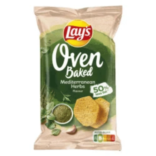 Lays Oven Baked Mediterian Herbs 150 gram