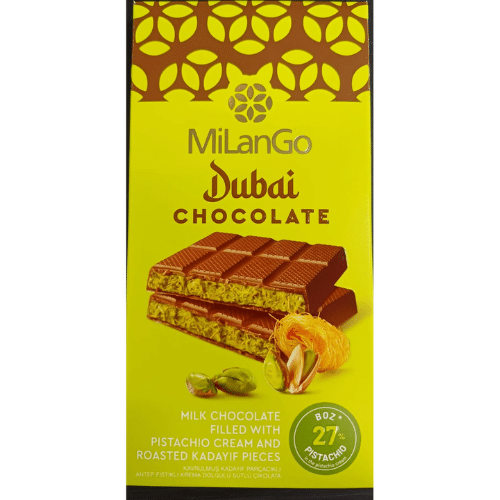 Milango dubai chocolate 122 gram