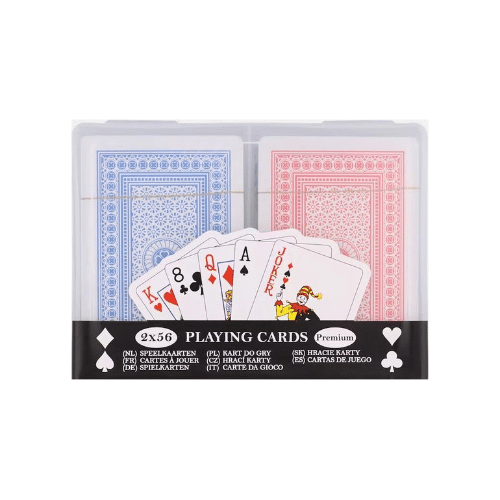 2x pak kaarten