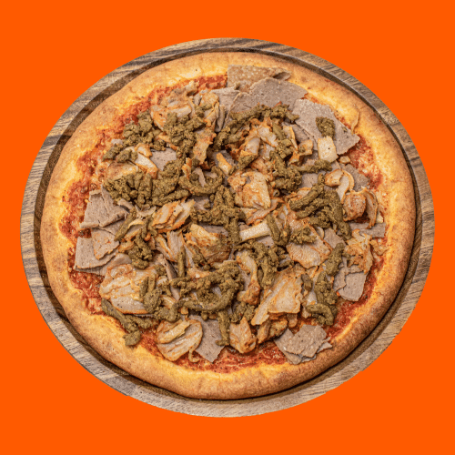 Pizza mix vlees