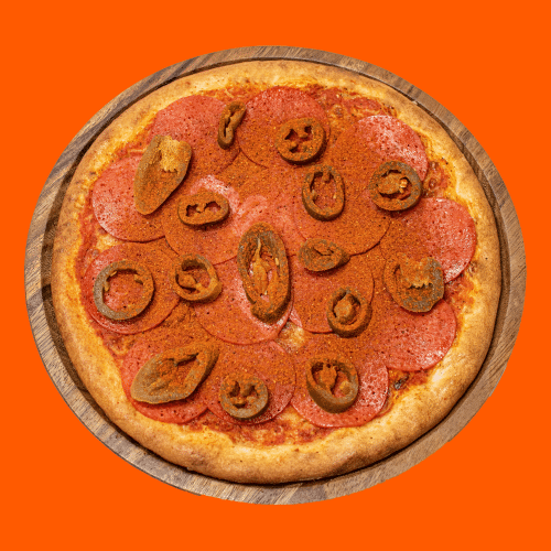 Pizza pittig