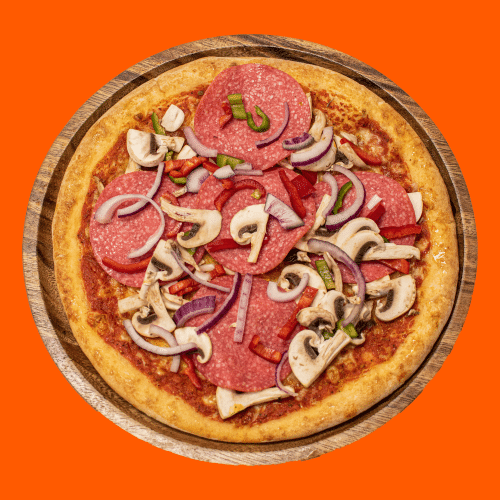 Pizza salami luxe