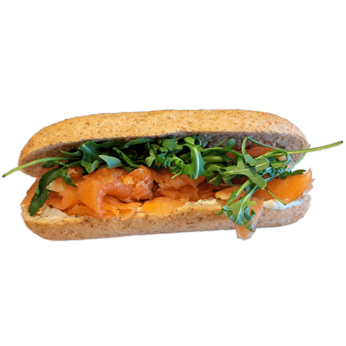 Broodje gerookte zalm