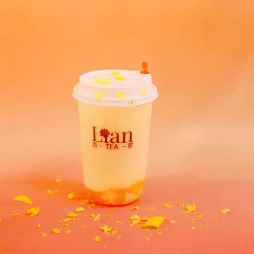 Iced mango milk