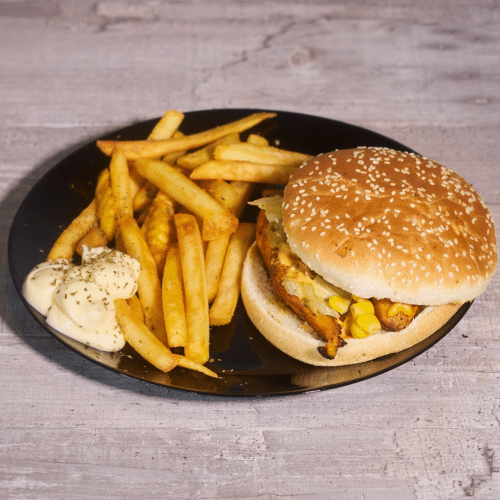 Kipschnitzel burger