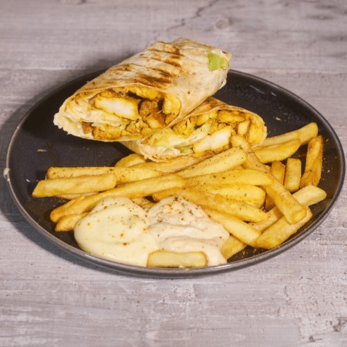 Wrap grilled chicken
