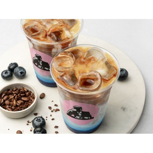 Iced Blueberry Latte 16oz