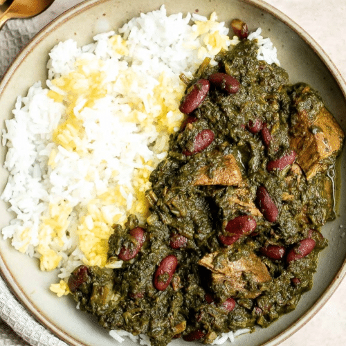 Herbal majesty (ghormeh sabzi)