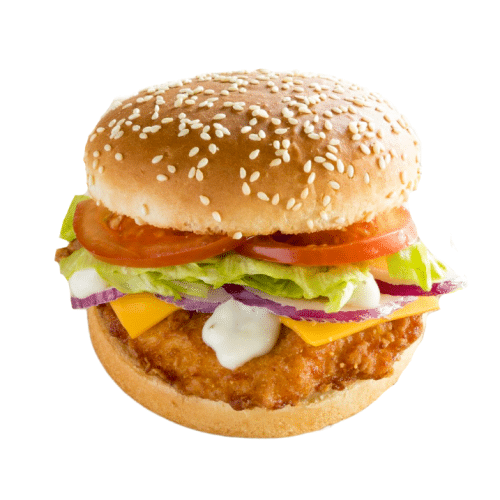 Junayd's crispy chicken burger