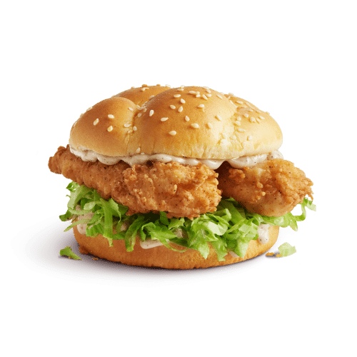 Junayd's crispy tender burger
