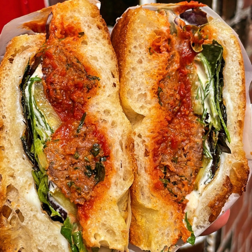 Meatball sandwich