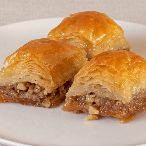 Baklava met walnoten, 8 stuks