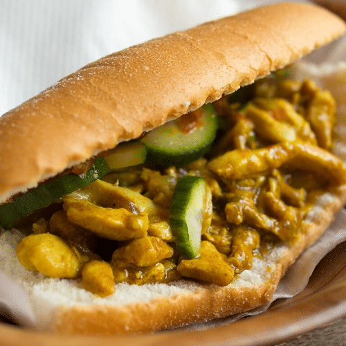 Edin's luxe sandwich: kipkerrie
