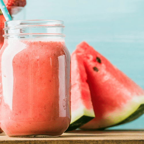 Edin's coconut and iced watermelon smoothie