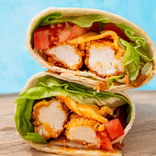 Edin's luxe double wrap: truffle & chickentenders