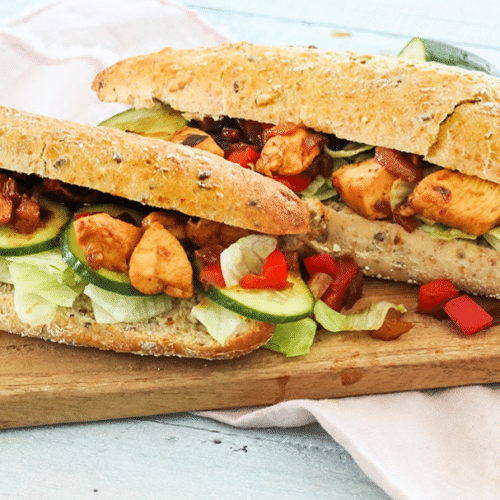 Edin's luxe sandwich: hete kip