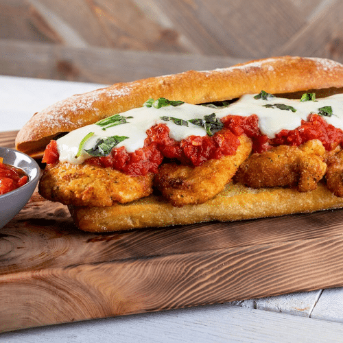 Edin's luxe sandwich: truffle & chicken