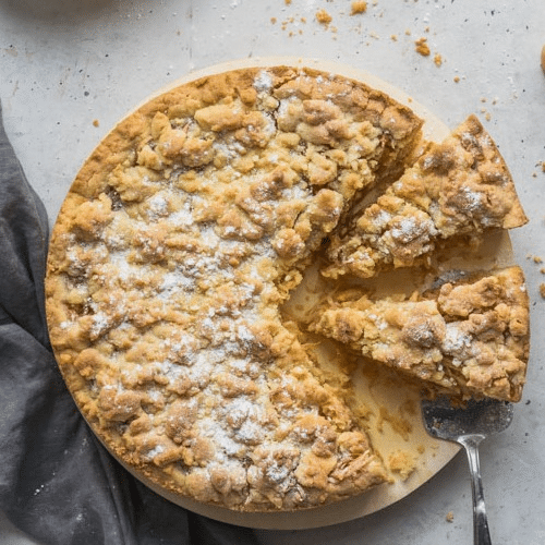 Huisgemaakte kruimel/appeltaart