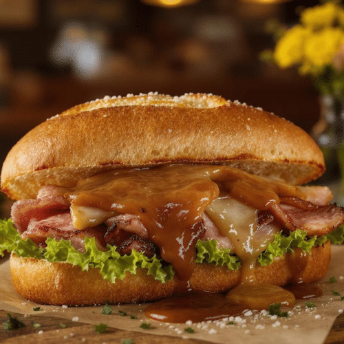 Edin's luxe sandwich: kip grillworst