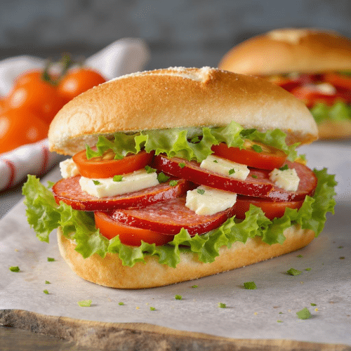 Edin's luxe sandwich: sucuk & feta