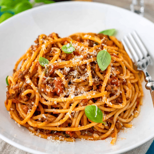 Pasta bolognese