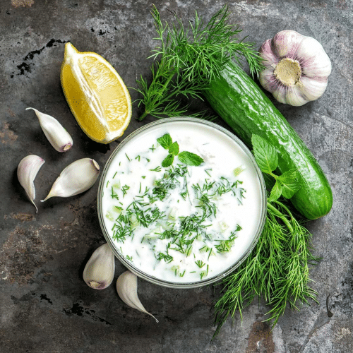Tzatziki komkommer