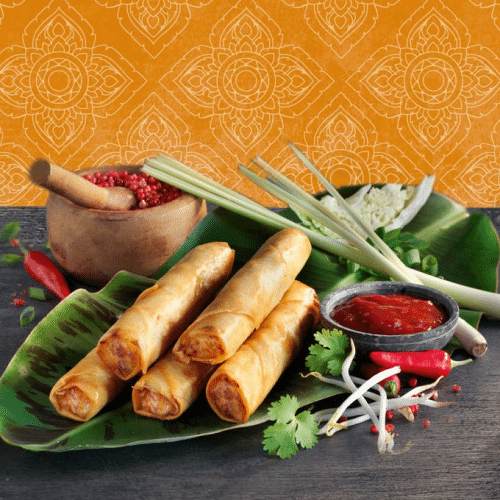 Vietnamese kip koempia's