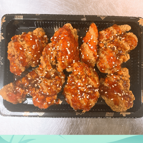 Korean fried chicken - spicy sweet