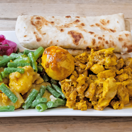 Roti kerrie kipfilet