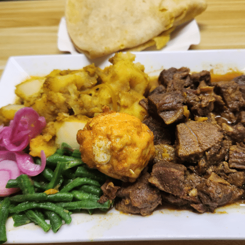Roti lamsvlees