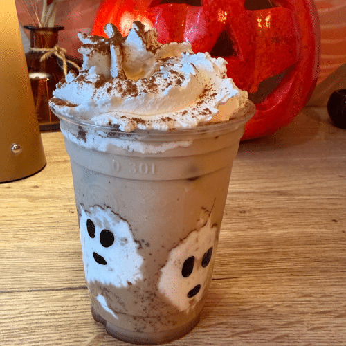 Limited edition toasted marshmallow iced latte