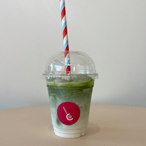 Matcha iced latte naturel