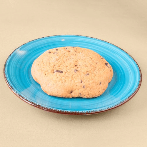 Homemade XL chocolate chip cookie