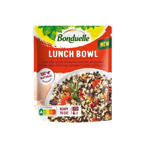 Bonduelle Lunch Bowl Bulgur en linzen Stazak 250 Gram