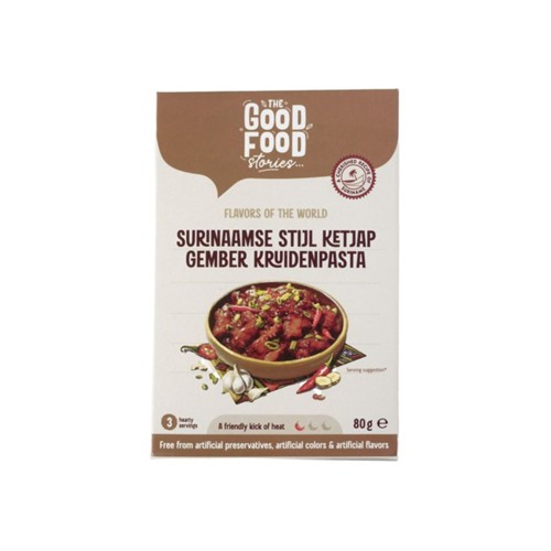 The Good Food Stories ketjap ginger kruidenpasta 80 gram