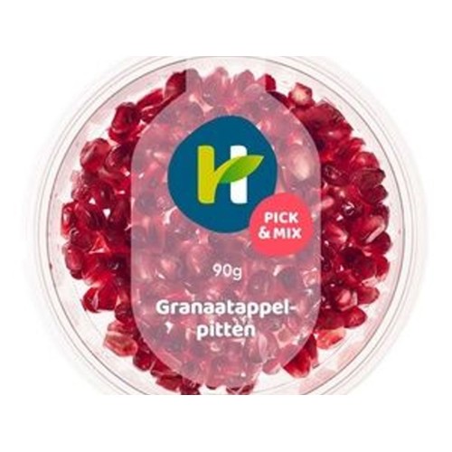 Healthy hand granaatappel pitjes Bakje 90 Gram