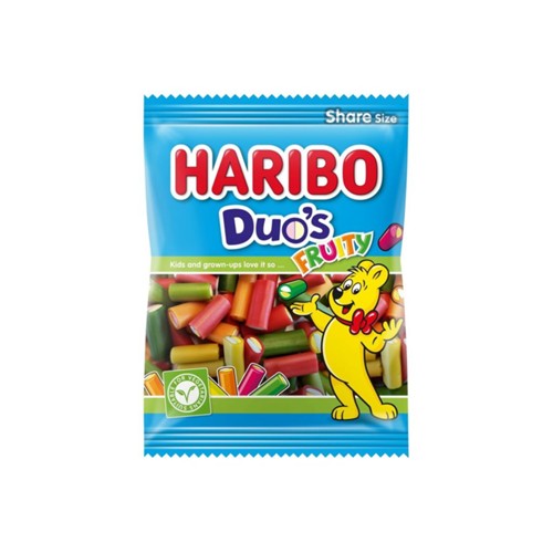 Haribo duo's fruity zak 200 gram