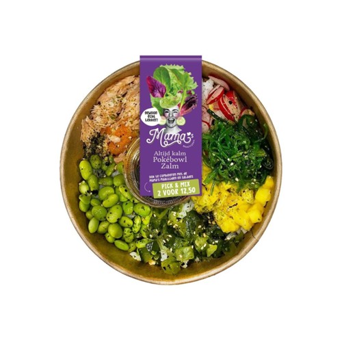 Mama's pokébowl zalm Bakje 400 Gram