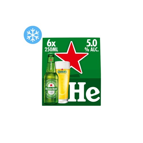 Heineken pils mono fles 6x250 ml