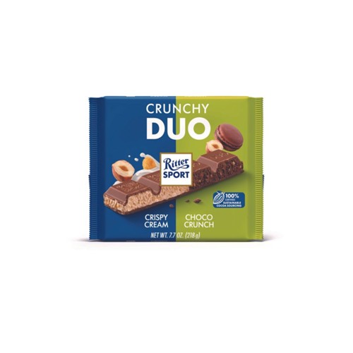 Ritter Sport chocolade crunchy duo  218 gram