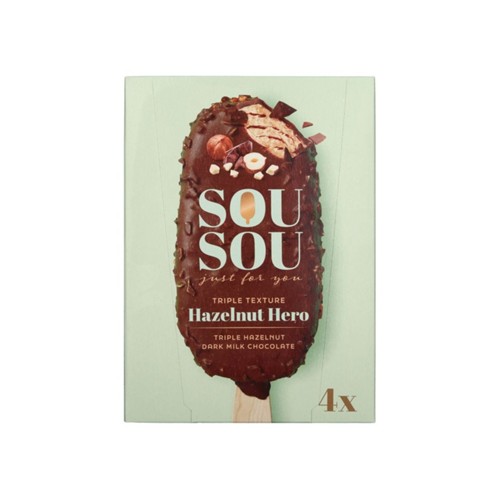Sou Sou hazelnut hero doos 400 ml