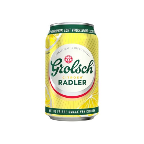 Grolsch radler citroen blik 330 ml