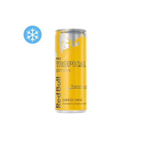 Red Bull energy drink the tropical edition blik 250 ml