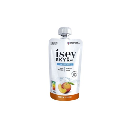Isey Skyr pouch perzik zak 140 gr