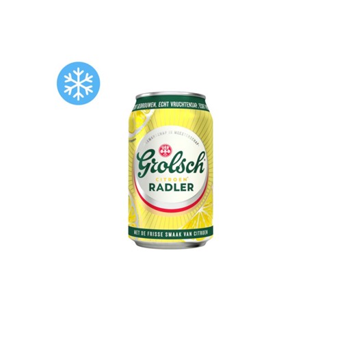 Grolsch radler citroen blik 330 ml