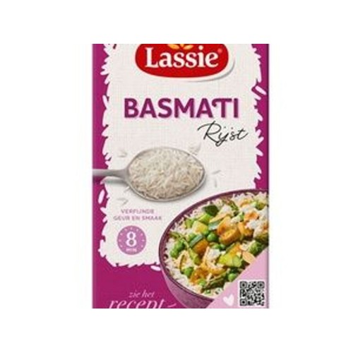 Lassie basmati rijst Doos 375 Gram