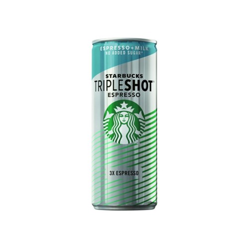 Starbucks espresso tripleshot no sugar blik 300 ml